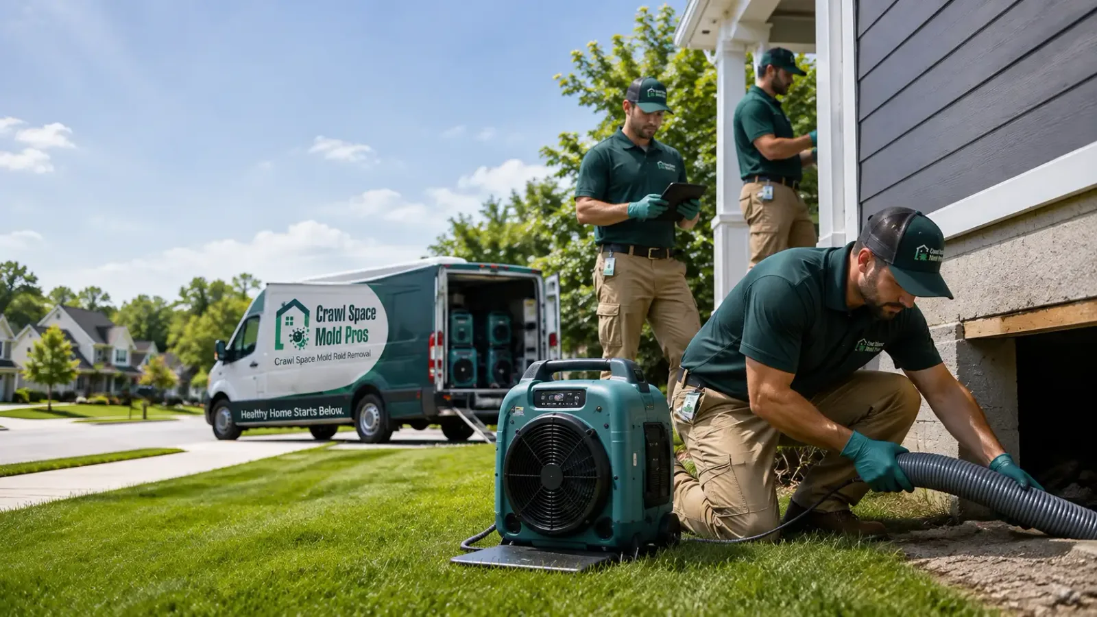 Crawl Space Mold Removal in Lohrville, IA